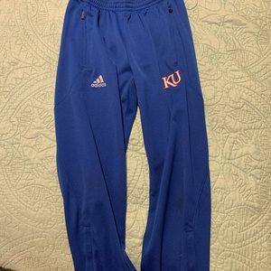 KU Adidas sweatpants